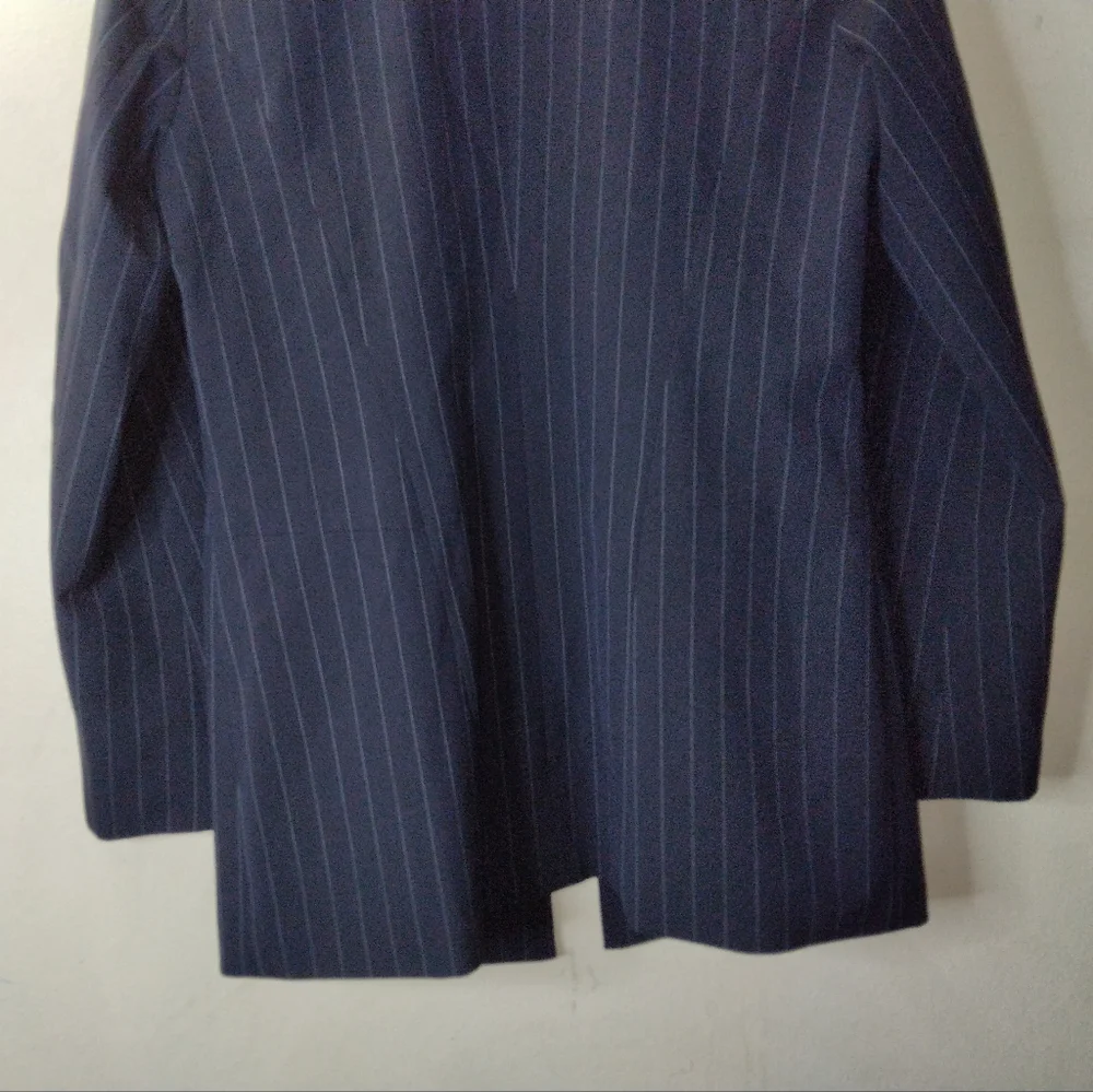 Halogen Clean Open Front Pinstripe Blazer Size M